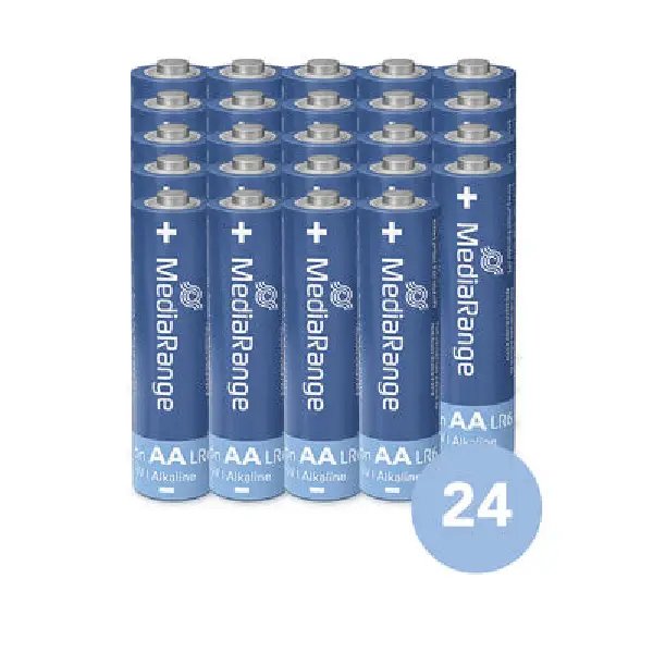 PILA ALCALINA MEDIARANGE LR06-AA Pack 24u
