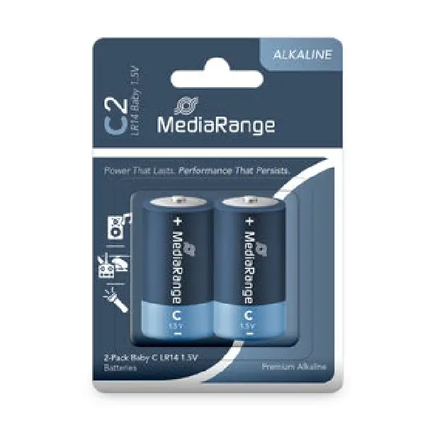 [220751] PILA ALCALINA MEDIARANGE LR14-C Pack 2u