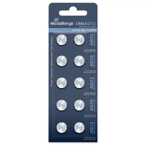 PILA ALCALINA MEDIARANGE LR44-AG13 Pack 10u