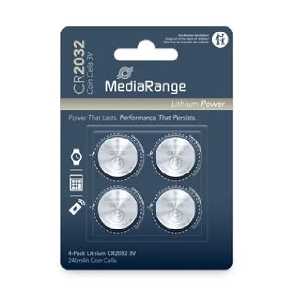 PILA LITIO MEDIARANGE CR-2032 Pack 4u