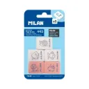 GOMA BORRAR MILAN 445 ESTUCHE 5u