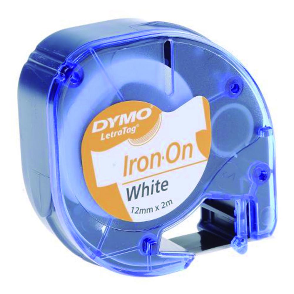 CINTA DYMO LETRATAG PARA MARCAR ROPA NEGRO/BLANCO