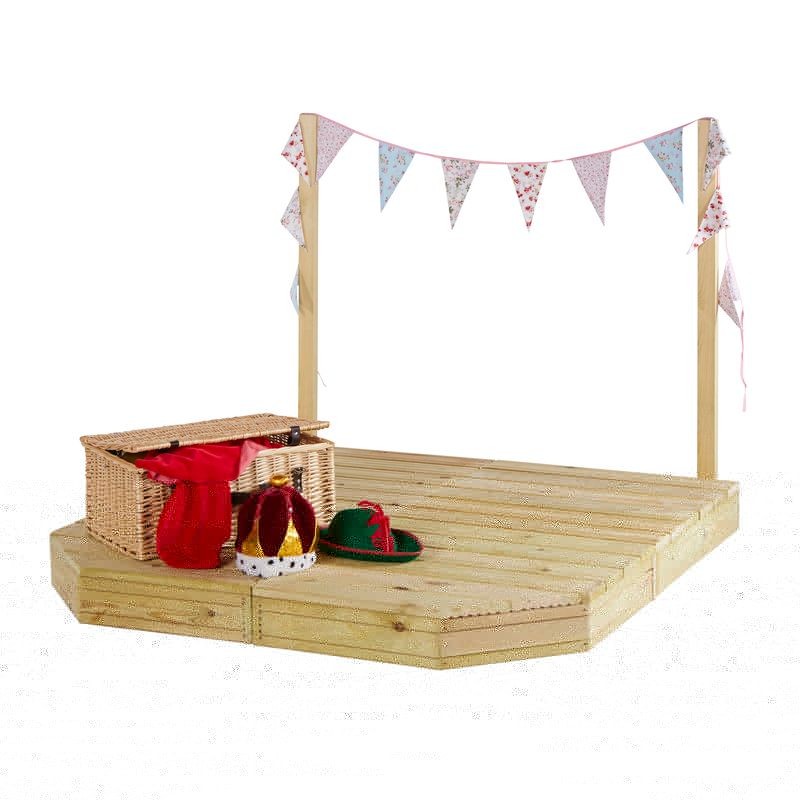 ESCENARIO INFANTIL CON BASTIDOR PARA DECORACIÓN