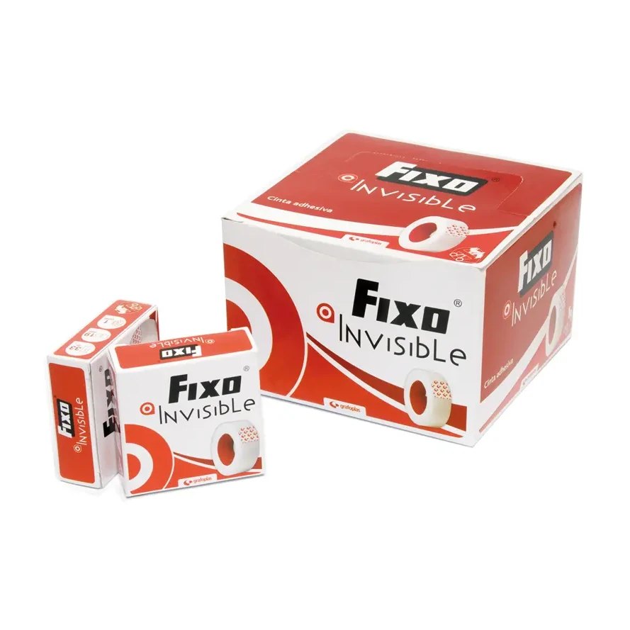 CINTA ADHESIVA INVISIBLE 19x33 FIXO