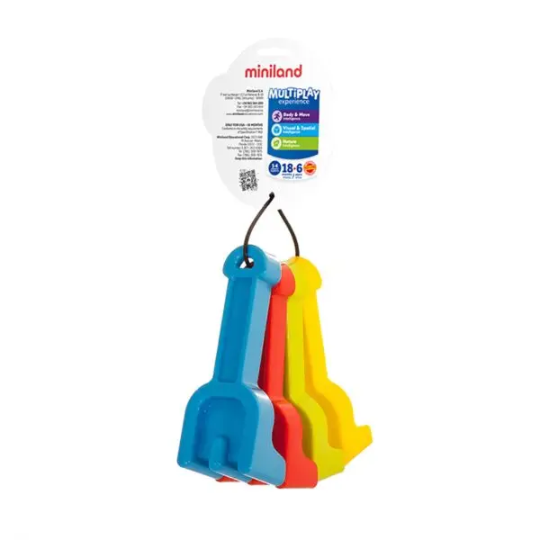 SET 4 RASTRILLOS MINILAND BEBE 13cm
