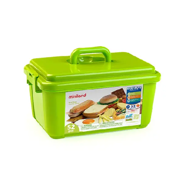 [825907] JUEGO ALIMENTOS COMIDA RÁPIDA 52 Piezas
