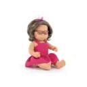 MUÑECA CAUCÁSICA CON GAFAS 38cm