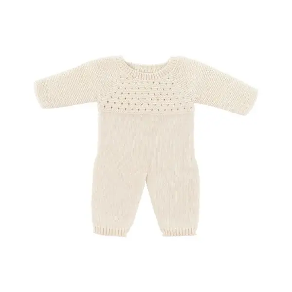 PIJAMA DE PUNTO BLANCO 40cm