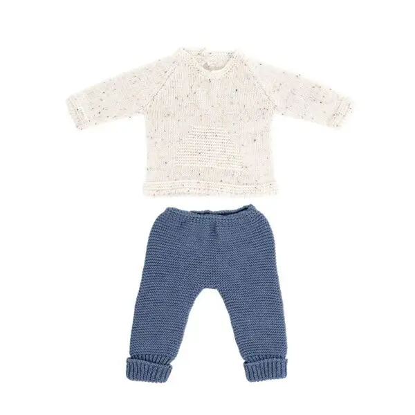 [70277] CONJUNTO ROPA DE PUNTO JERSEY Y PANTALÓN 40cm