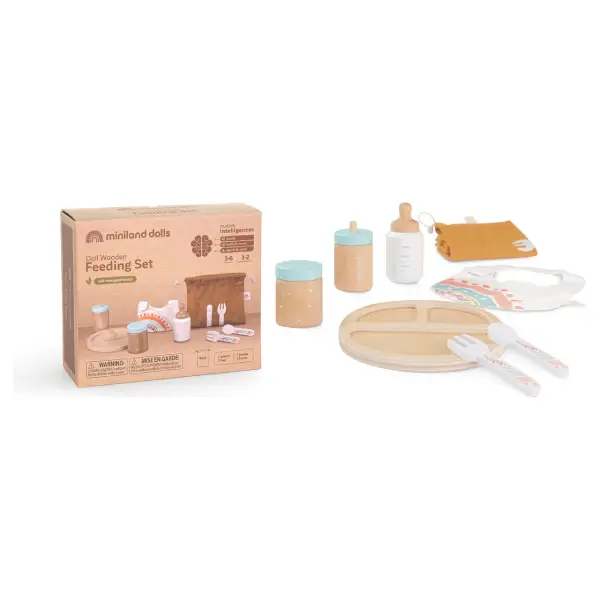 [94060] ECO SET ALIMENTACIÓN MADERA MUÑECOS