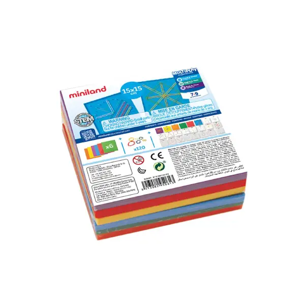 [825763] GEOPLANOS COLOR 15x15 SET 6