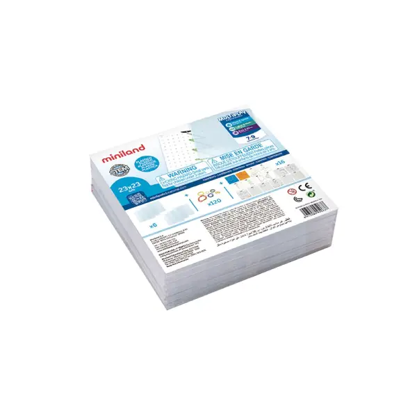 [70316] GEOPLANOS TRANSPARENTE 23x23 SET 6