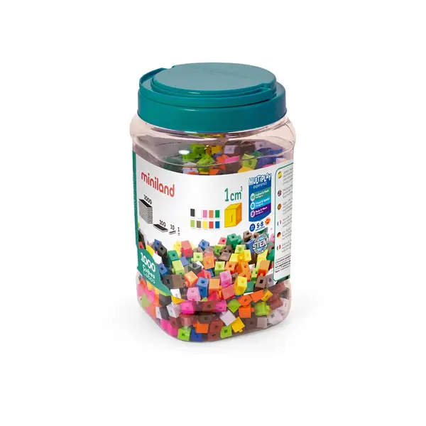 [70212] CUBOS ENCAJABLES DE CONTEO 1x1 1000 Piezas