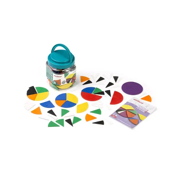 JUEGO MATEMÁTICO - SET DE FRACCIONES