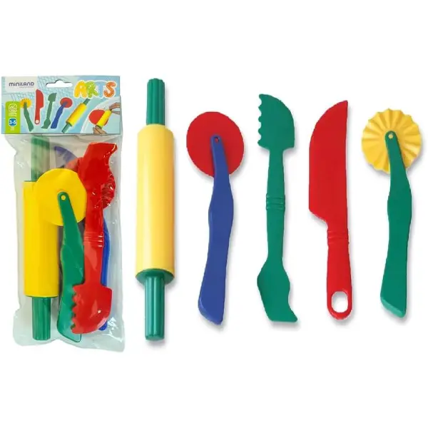 [70626] SET HERRAMIENTAS MODELADO PARA PASTA BLANDA 22cm