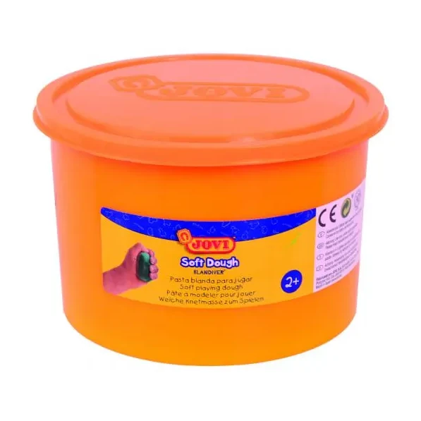 PASTA BLANDA JOVI BLANDIVER NEÓN NARANJA BOTE DE 460gr
