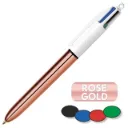BOLÍGRAFO BIC 4 COLORES ROSE GOLD