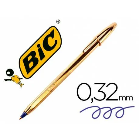 [118870] BOLÍGRAFO BIC CRISTAL ORO