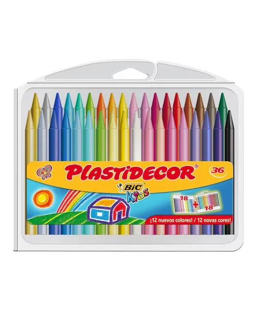 [649759] CERAS PLASTIDECOR BIC 36 COLORES