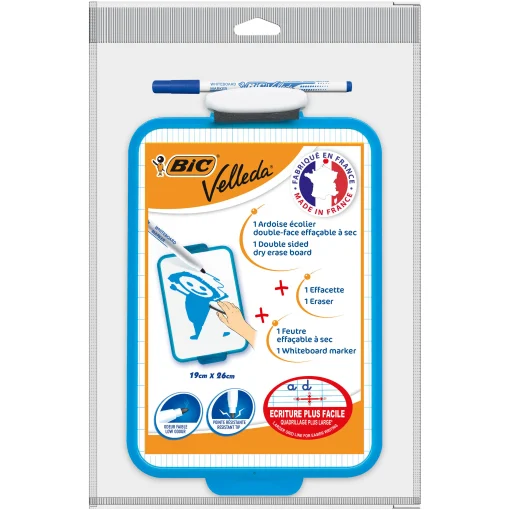 [120825] PIZARRA BLANCA INFANTIL BIC VELLEDA 19x26cm
