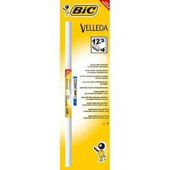 [247682] ROLLO PIZARRA BLANCA ADHESIVO BIC VELLEDA 45x50cm