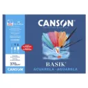 ACUARELA Y TÉMPERA BASIK A3 370gr MINIPACK 6h