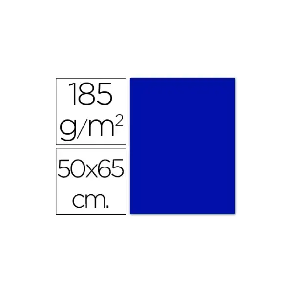 CARTULINA 50X65 IRIS AZUL ULTRAMAR Paquete de 25u
