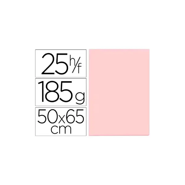 CARTULINA 50X65 IRIS ROSA Paquete de 25u