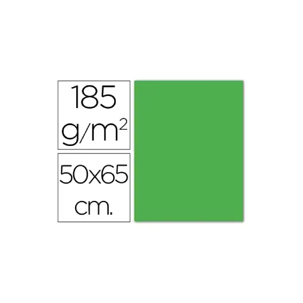 CARTULINA 50X65 IRIS VERDE MANZANA Paquete de 25u