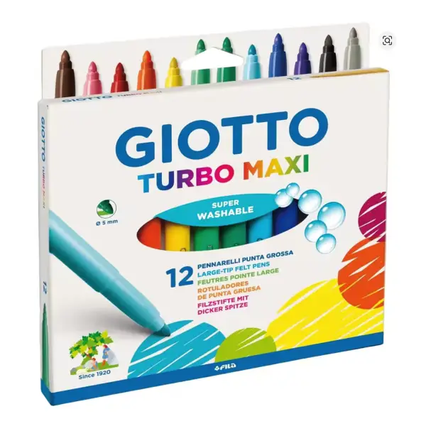 ROTULADOR TURBO MAXI 12 COLORES