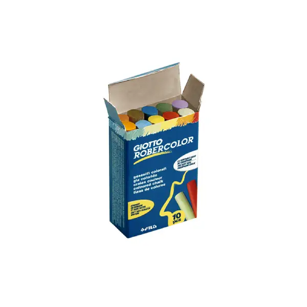 [630008] TIZA GIOTTO ROBERCOLOR DE COLORES - CAJA DE 10u