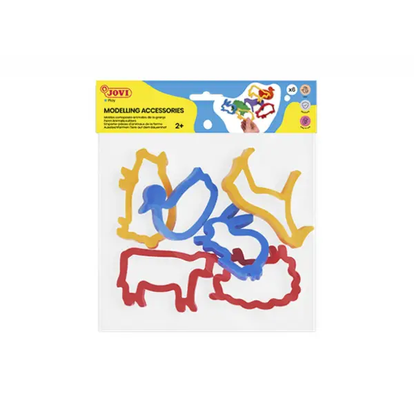 [649401] BOLSA MOLDES JOVI ANIMALES GRANJA 6u