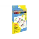LÁPIZ JOVI MAXI TRIANGULAR 12 COLORES