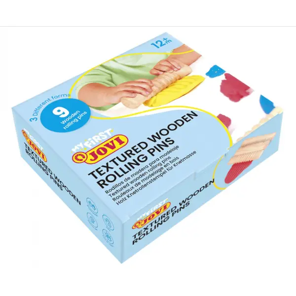[649490] PLASTILINA BABY 9 RODILLOS MADERA
