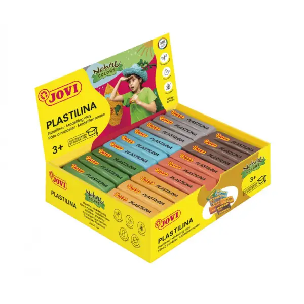 [649493] PLASTILINA JOVI 50gr NATURE 18u